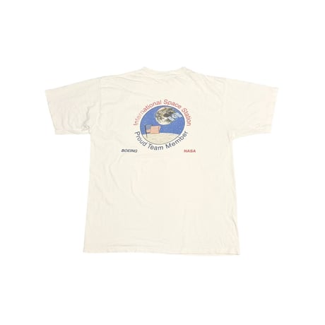 【USED】90's BOEING Huntsville × NASA T-SHIRT