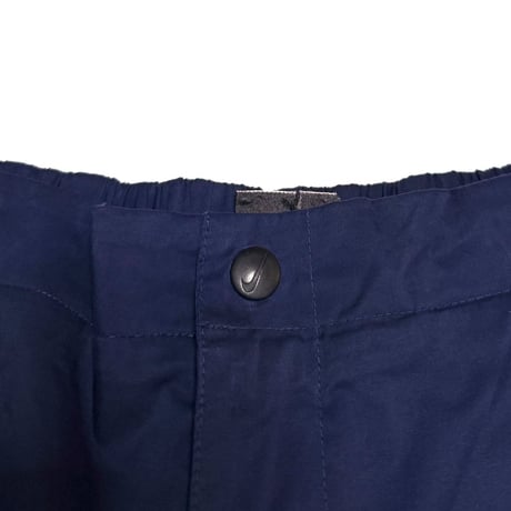 【USED】00's NIKE Tech Training Partial Side Zip Ventilation Pants Navy