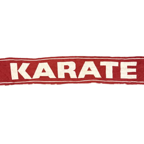 【USED】90's-00's KARATE KNIT MUFFLER