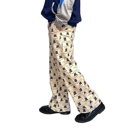 【USED】VICTOR & ROLF Monsieur 2003 SILK HAT PRINTED TROUSERS