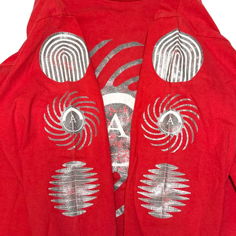 【USED】90's anarchic adjustment ACID SYMBOLS L/S T-SHIRT