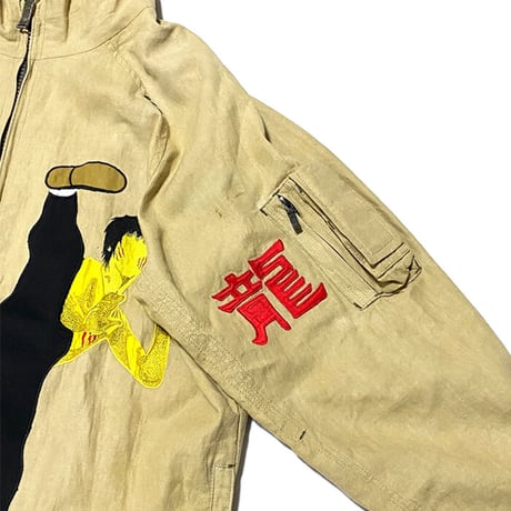 【USED】00'S MAHARISHI BRUCE LEE HEMP BOMBER JACKET