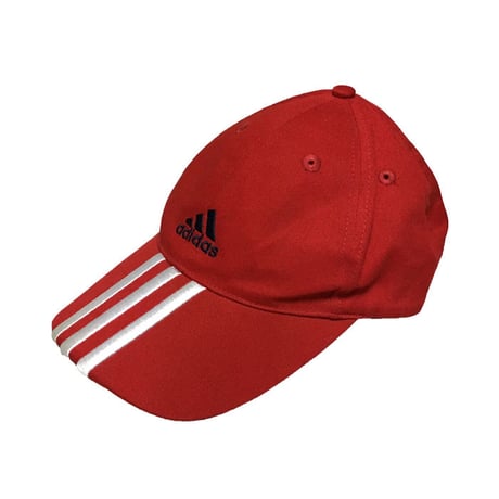 【USED】00'S ADIDAS 3STRIPS LOGO CAP RED
