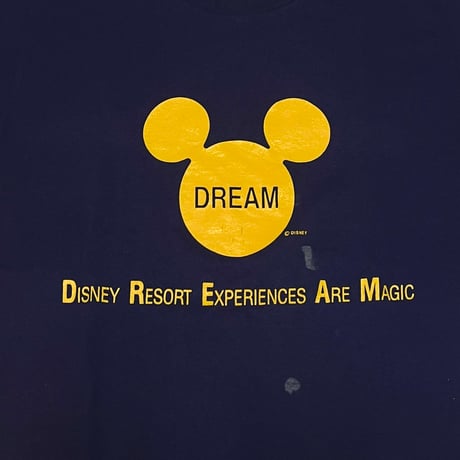 【USED】80's DISNEY RESORT EXPERIENCES ARE MAGIC DREAM TEAM T-SHIRT