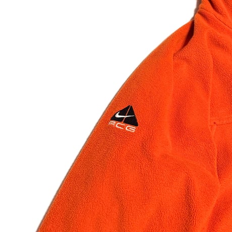 【USED】90's NIKE ACG Thermal Layer 2 Orange Fleece Jacket