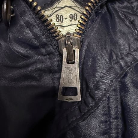 【USED】80's ARMANI JEANS NYLON × SUEDE FLIGHT JACKET