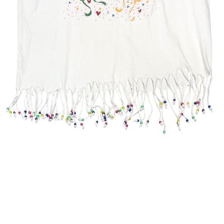 【USED】00's Heart Balloon Fringe T-shirt