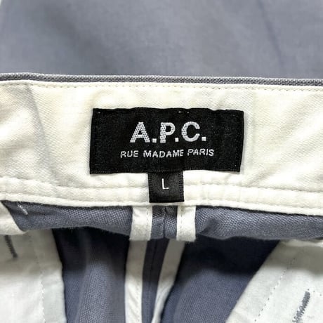 【USED】00'S A.P.C. COTTON HEMP TROUSERS