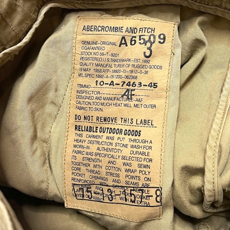 【USED】00's Abercrombie & Fitch BAGGY CARGO PANTS BEIGE