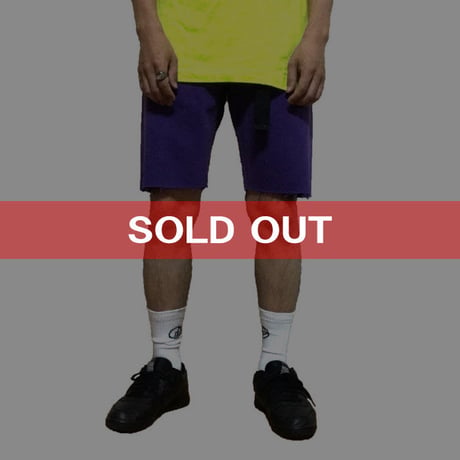 【USED】LEVI'S CUT OFF DENIM SHORTS PURPLE
