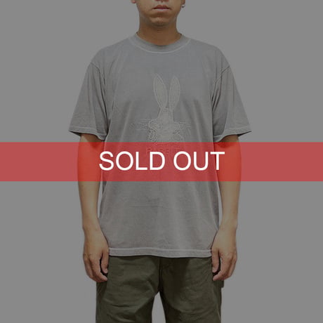 【USED】90'S RABBIT EMBROIDERY T-SHIRT