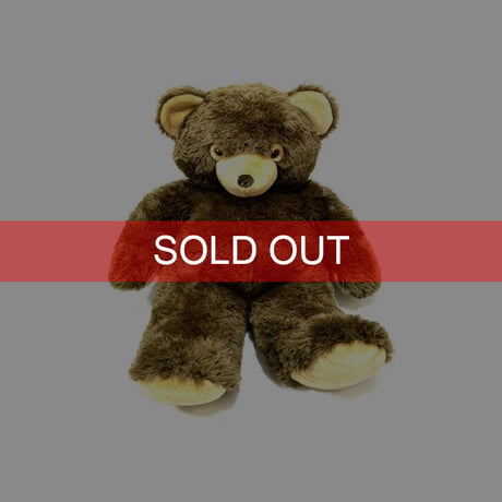 【USED】90'S TEDDY BEAR STUFFED TOY