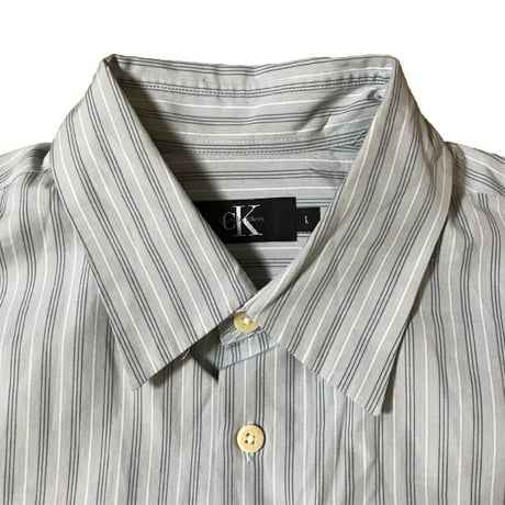【USED】CALVIN KLEIN STRIPE S/S SHIRT