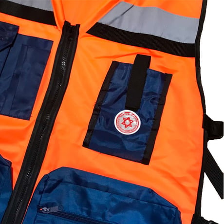 【USED】MDA MEDICAL TEAM VEST OF GAZA/ISRAEL WITH CAP