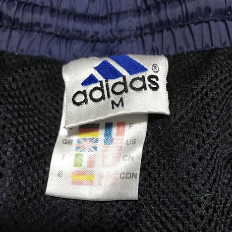 【USED】90'S ADIDAS 3-STRIPES NYLON TRACK PANTS