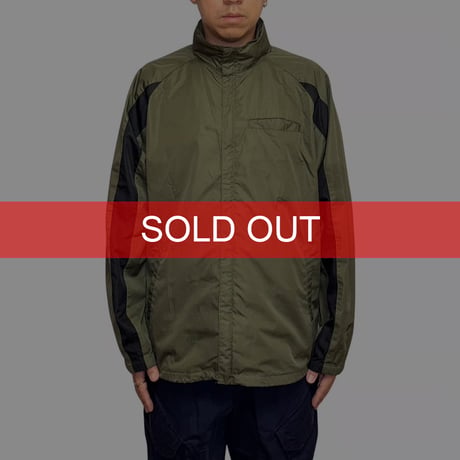 【USED】00's NIKE CLIMA-FIT Zip-Up Nylon Jacket Olive