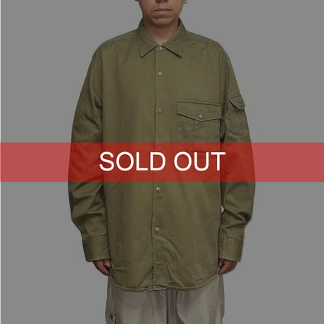 【USED】90s STUSSY SNAP BUTTON SHIRT