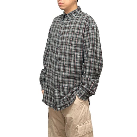 【USED】90'S-00'S OLD GAP CHECK FLANNEL B.D.SHIRT