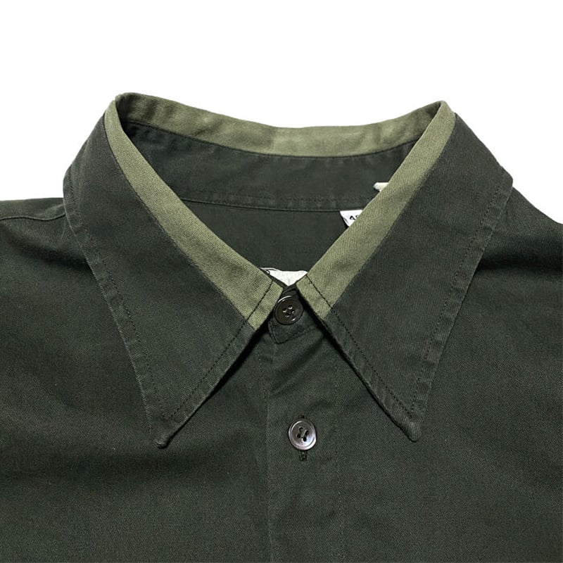 USED】HELMUT LANG 1998 SHIRT OLIVE GREEN | KONBINI
