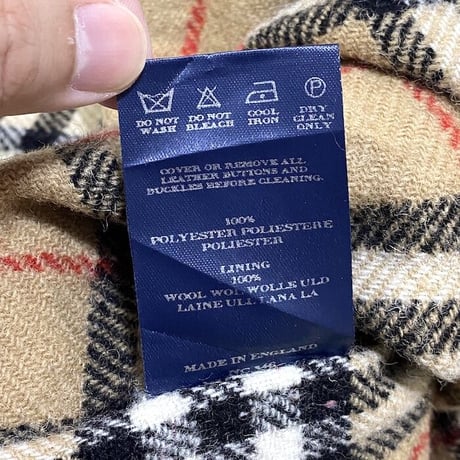 【USED】90'S -00'S BURBERRY LONDON SHORT COAT MADE IN ENGLAND