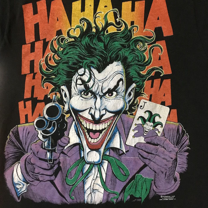 ビンテージ　JOKER ジョーカー　スウェット　HAHAHA バットマン　80s 80s 80年代 ジョーカー DCコミック バッドマン ヴィランズ