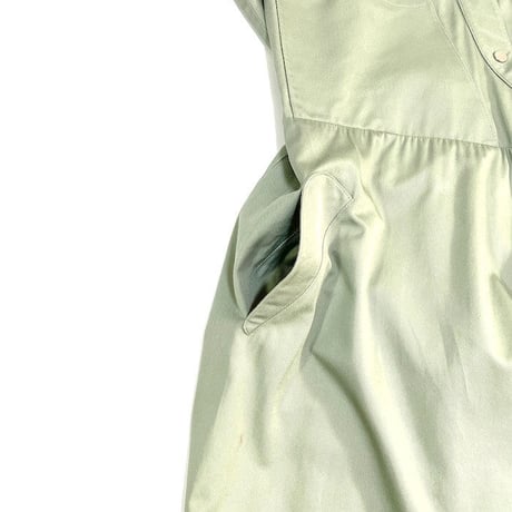 【USED】80'S THIERRY MUGLER ASYMMETRY S/S DRESS