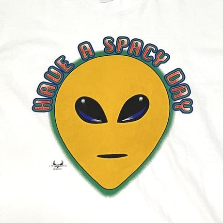 【USED】90'S HAVE A SPACY DAY T-SHIRT
