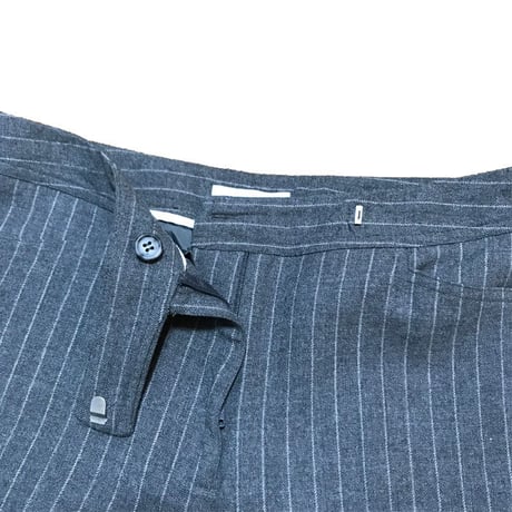 【USED】CALVIN KLEIN PINSTRIPE WOOL SLACKS