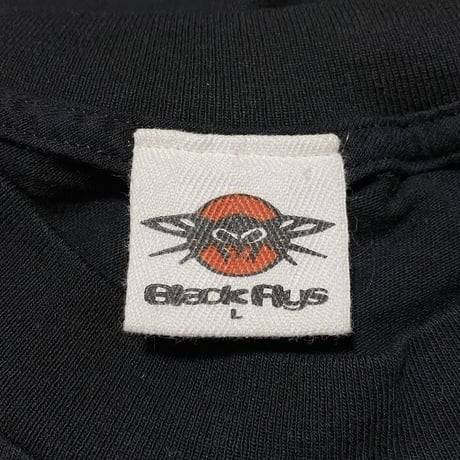 【USED】90'S-00'S BLACK FLYS T-SHIRT BLACK