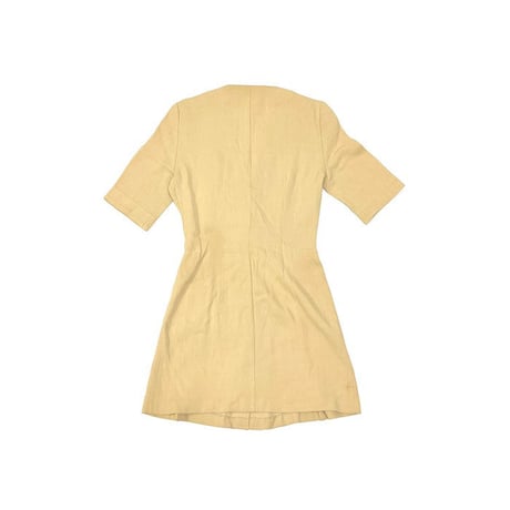 【USED】90'S-00'S ARIA BUTTON SKATER DRESS