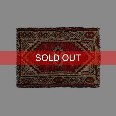 【USED】VINTAGE TURKISH MINI RUG