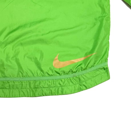 【USED】00's NIKE CRIMA-FIT Bright Green Windbreaker Jacket