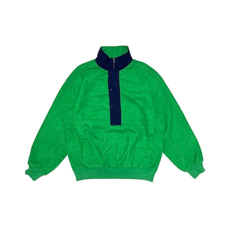 【USED】90's OLD GAP FLEECE PULLOVER JACKET LIGHT GREEN