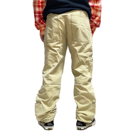 【USED】00'S STUSSY TACTICAL PANTS BEIGE
