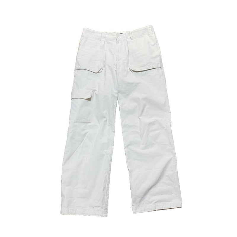 USED】90'S A.P.C. CARGO PANTS WHITE | KONBINI