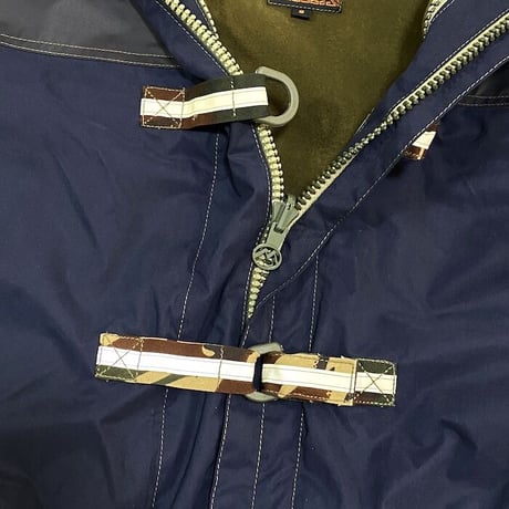 【DEAD STOCK】90'S MAHARISHI 3-WAY FISH TAIL HOODED COAT NAVY