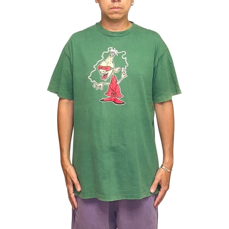 【USED】90's THINK Skateboards Electric Goblin T-shirt