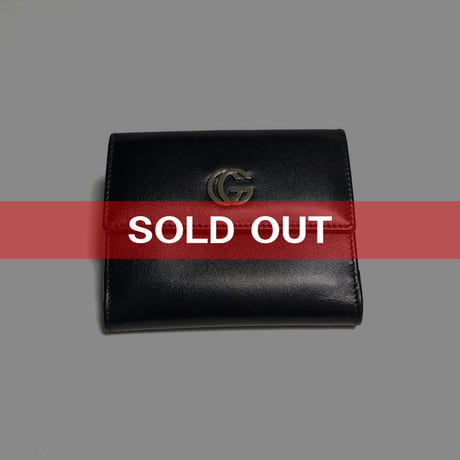 【USED】GUCCI HALF FOLD WALLET