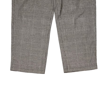 【USED】90's STUSSY GLEN CHECK COTTON TROUSERS
