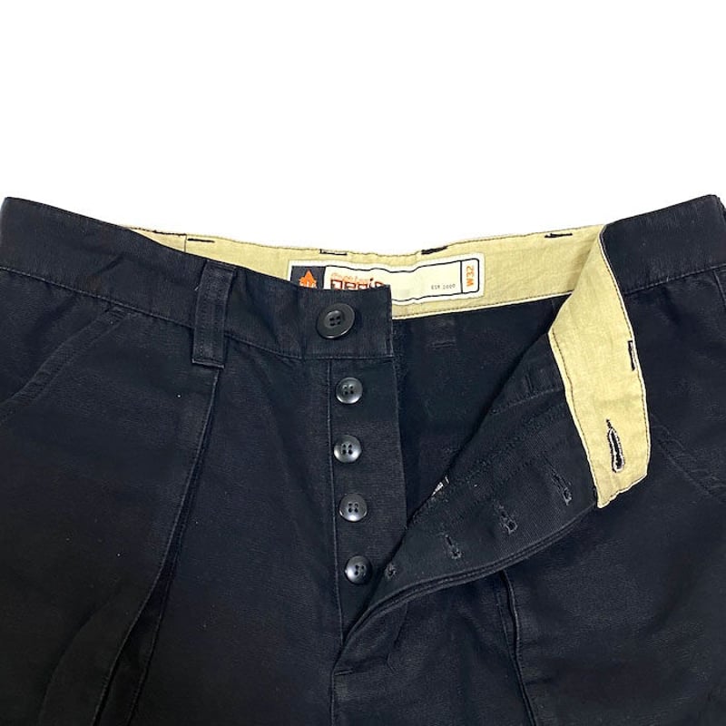 パンツ mmoption half docking damage blackdenim mmoption