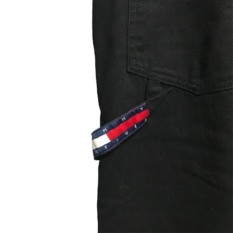 【DEADSTOCK】90'S  TOMMY JEANS OVERALLS BLACK