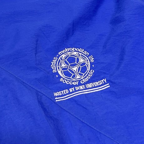 【USED】80'S ADIDAS EQUIPMENT METROPOLITAN LIFE SOCCER CLASSIC SUPPLEX NYLON JACKET
