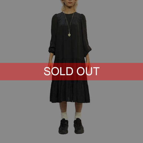 【USED】00'S mia JOY L/S DRESS BLACK