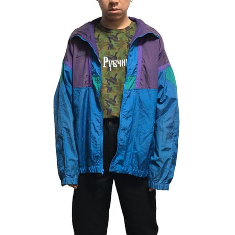 【USED】90'S  COLUMBIA NYLON JACKET
