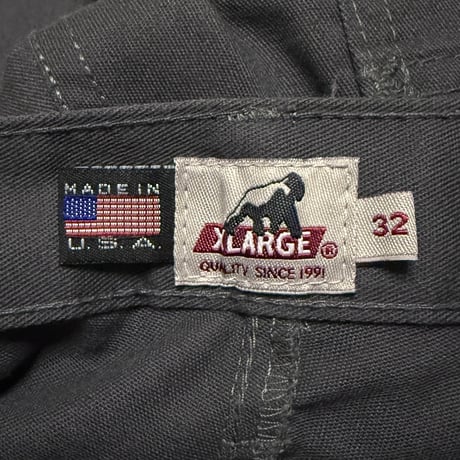 【USED】90's XLARGE WORK TROUSERS GRAY