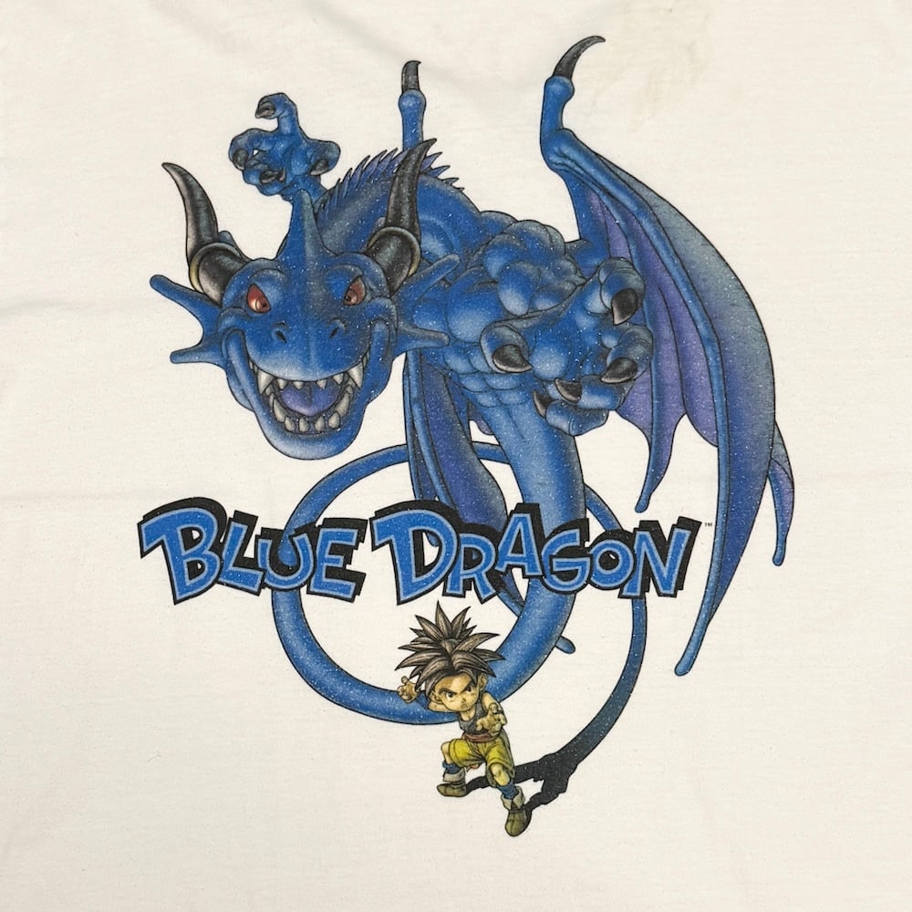 USED】00's BLUE DRAGON XBOX 360 T-SHIRT | KONBINI