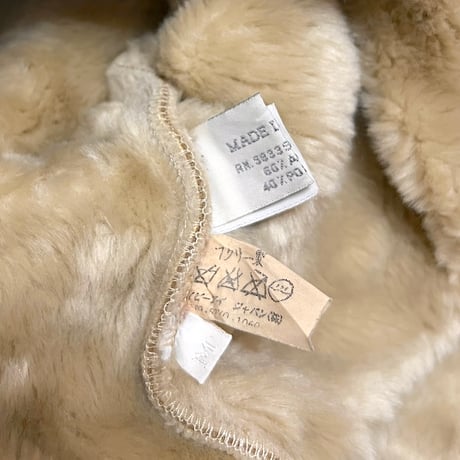 【USED】MIU MIU 1999AW DETACHABLE SLEEVES LINING FUR HOODED COAT