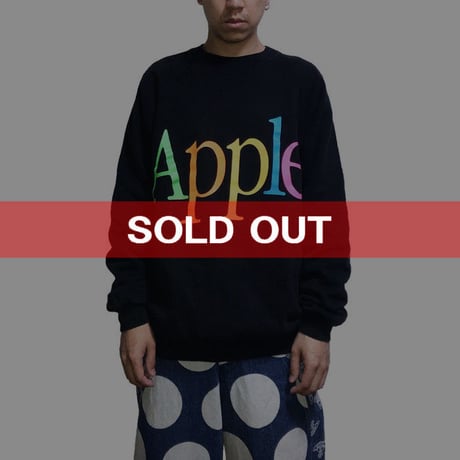 【USED】80'S-90'S APPLE LOGO SWEATSHIRT "HANES"