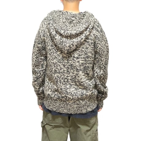 【USED】00'S JOHN GALIANO WOOL KNIT PARKA