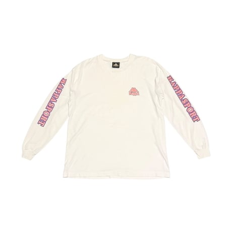 【USED】90's Kappa Sleeve Print Pique Long Sleeve T-shirt